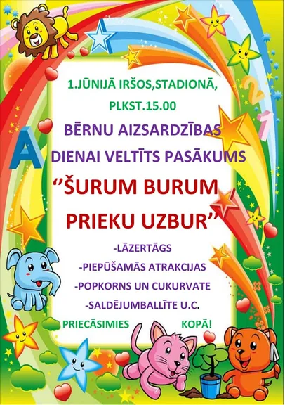 "Šurum burum prieku uzbur" Iršos