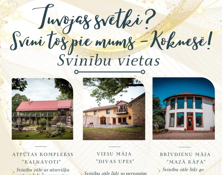 Svinību vietas Kokneses apkārtnē