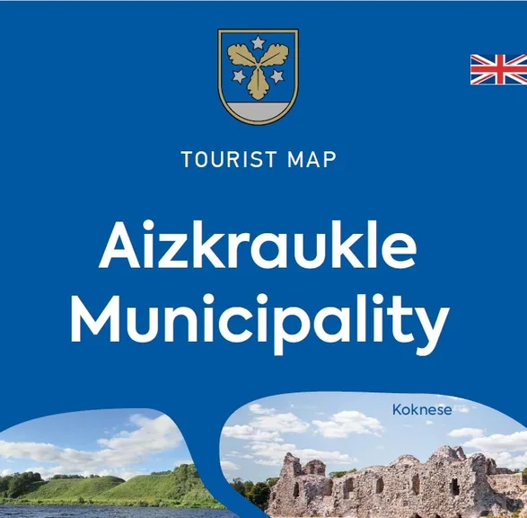 Tourist map Aizkraukle Municipality 2023 