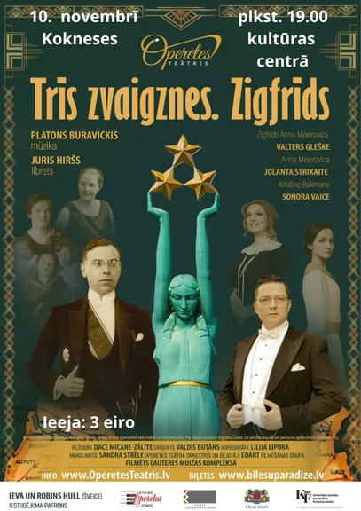 Trīs zvaigznes. Zigfrīds.