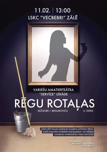 Variešu amatierteātra "Servīze" izrāde "Rēgu rotaļas"