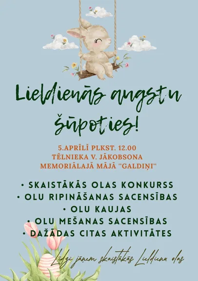 Vecbebros "Lieldienās augstu šūpoties!"