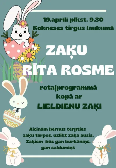 Zaķu rīta rosme Koknesē