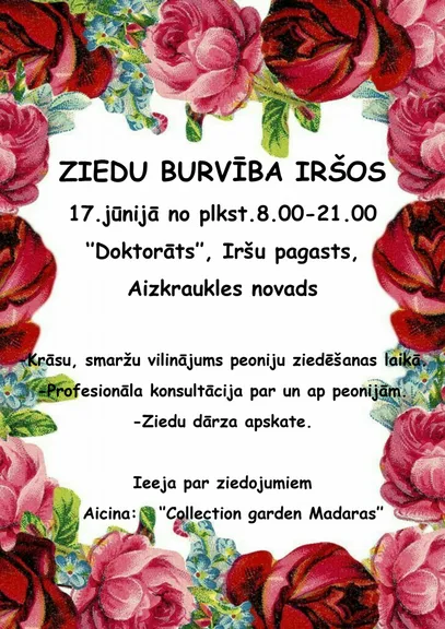 Ziedu burvība Iršos