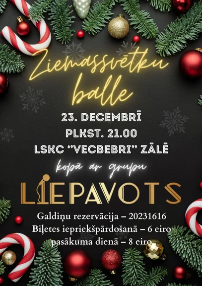 Ziemassvētku balle Vecbebros