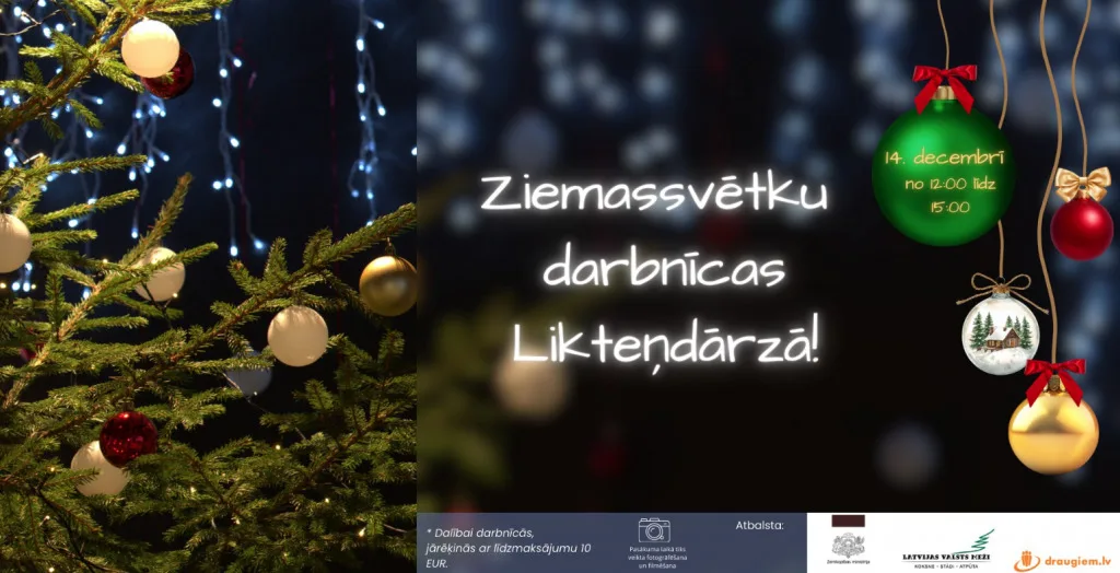 Ziemassvētku darbnīcas Likteņdārzā