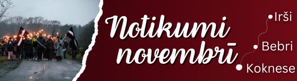 Aktuālie pasākumi novembrī