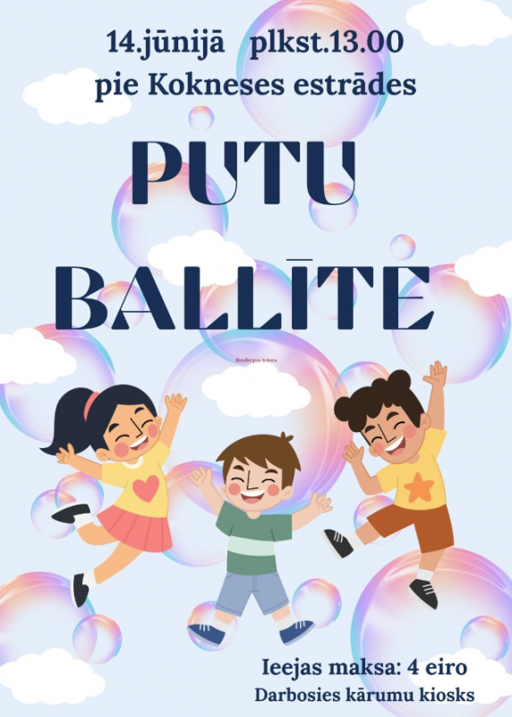 Putu ballīte Koknesē