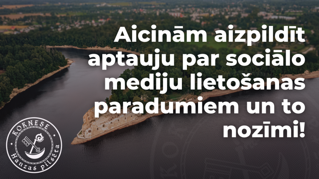 Aicinām aizpildīt aptauju!