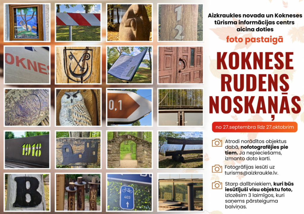 Foto pastaiga "Koknese rudens noskaņās"