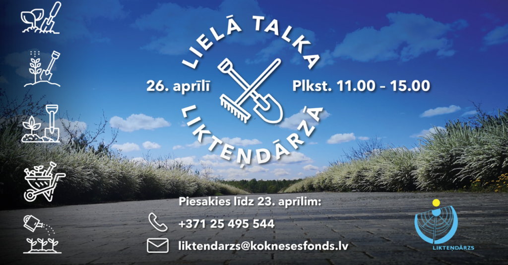 Lielā talka Likteņdārzā