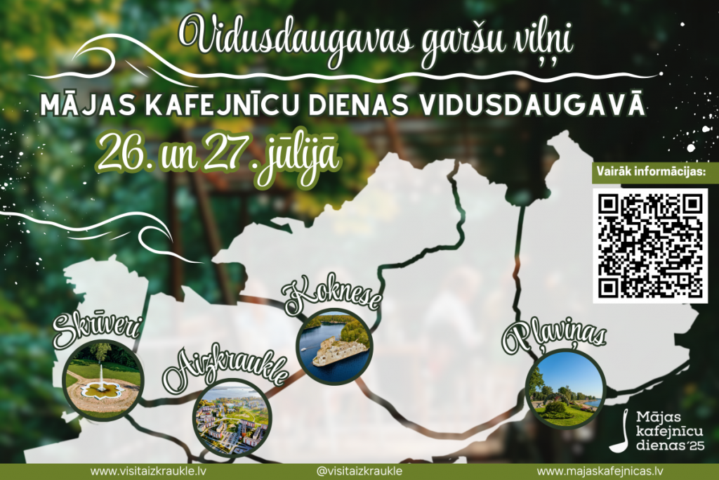 Mājas kafejnīcu dienas Vidusdaugavā